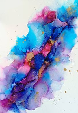 Alcohol Ink painting kit + video for begginer "First Step" by "ScrapEgo"